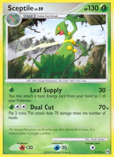 Sceptile (31) Arceus Pokemon card