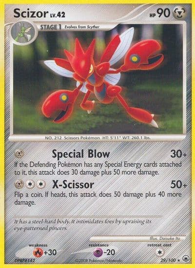 Scizor Majestic Dawn Pokemon card
