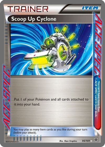 Scoop Up Cyclone Plasma Blast Pokemon card