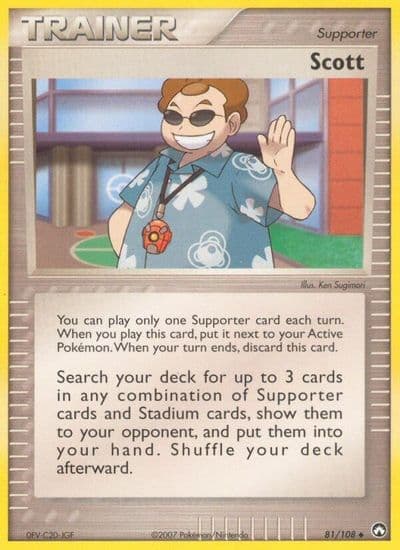 Scott Power Keepers Pokemon card
