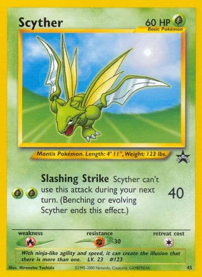 Scyther WoTC Promo Pokemon card
