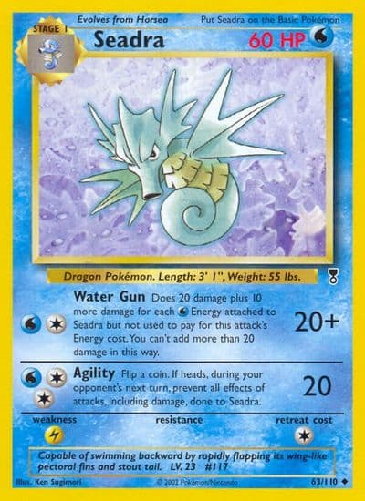 Seadra Legendary Collection Pokemon card