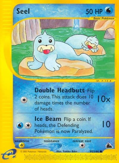 Seel (95) Skyridge Pokemon card