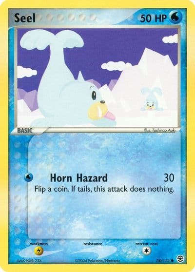Seel FireRed & LeafGreen Pokemon card