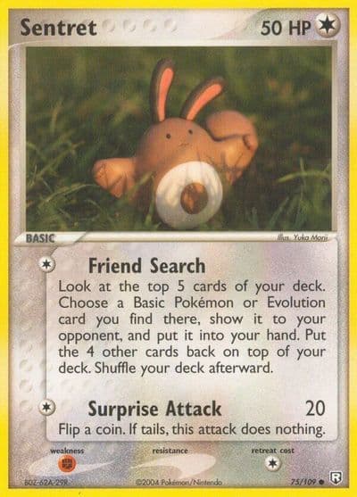 Sentret Team Rocket Returns Pokemon card
