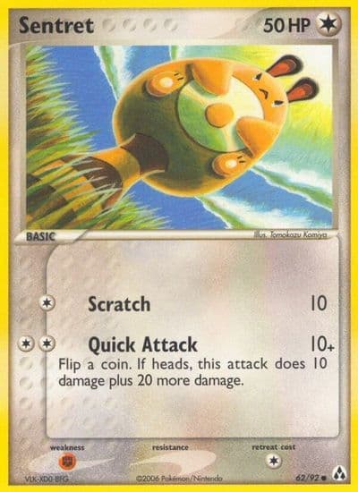 Sentret Legend Maker Pokemon card