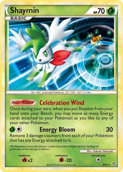 Shaymin Unleashed Pokemon card