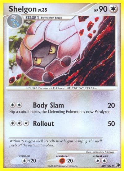 Shelgon Stormfront Pokemon card
