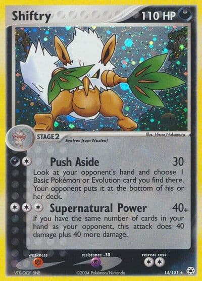 Shiftry Hidden Legends Pokemon card