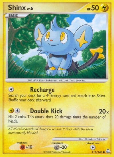 Shinx Legends Awakened Pokemon card