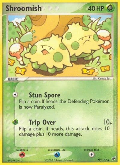 Shroomish Deoxys Pokemon card