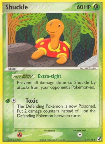 Shuckle Unseen Forces Pokemon card