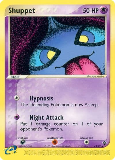 Shuppet Dragon Pokemon card