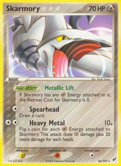 Skarmory Deoxys Pokemon card