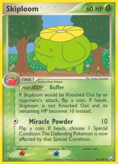 Skiploom Team Rocket Returns Pokemon card