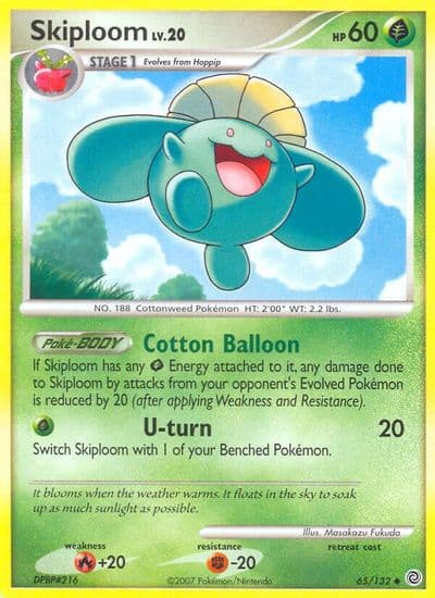 Skiploom Secret Wonders Pokemon card