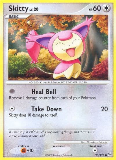 Skitty Platinum Pokemon card