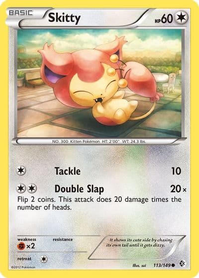Skitty Boundaries Crossed Pokemon card