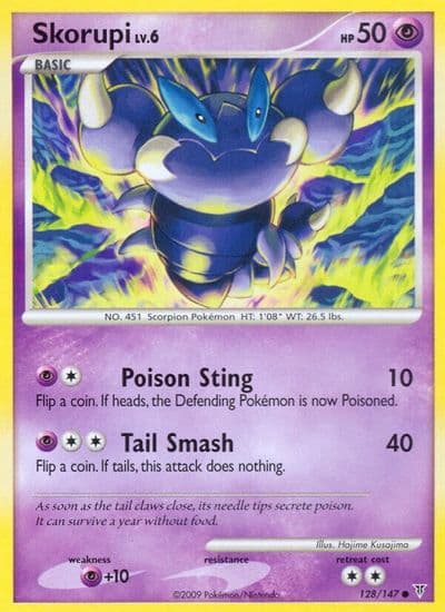 Skorupi Supreme Victors Pokemon card