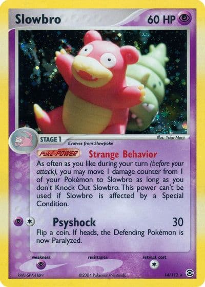 Slowbro FireRed & LeafGreen Pokemon card