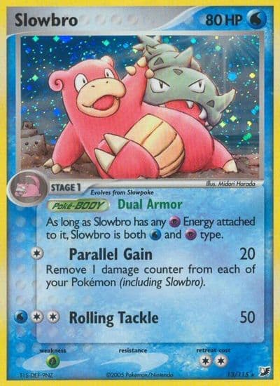 Slowbro Unseen Forces Pokemon card