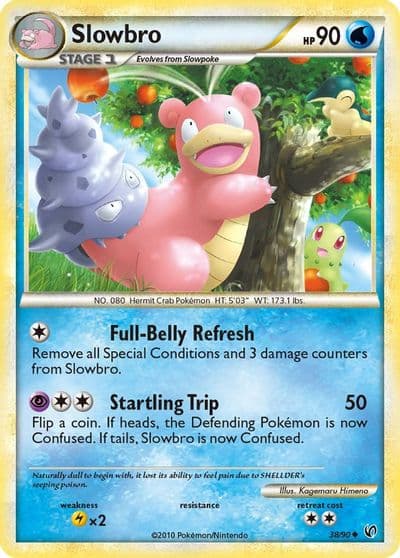 Slowbro Undaunted Pokemon card