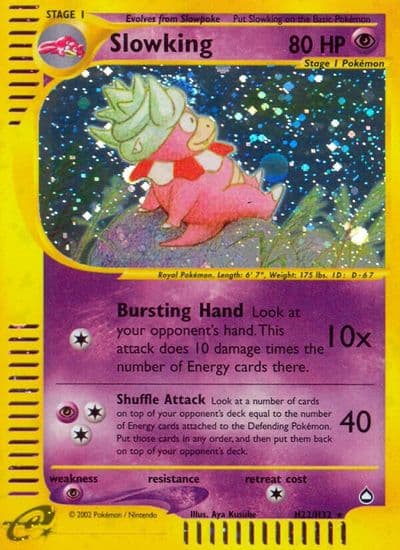 Slowking (H22) Aquapolis Pokemon card