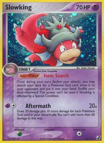 Slowking Unseen Forces Pokemon card