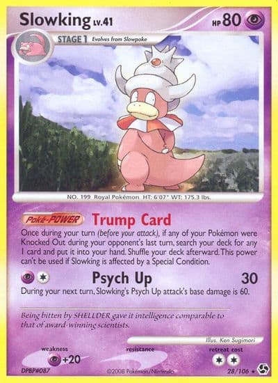 Slowking Great Encounters Pokemon card