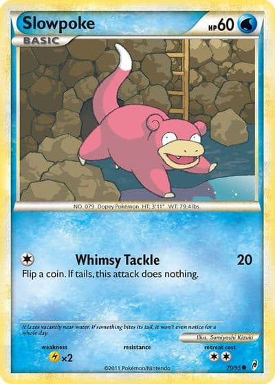Slowpoke Call of Legends Pokemon card
