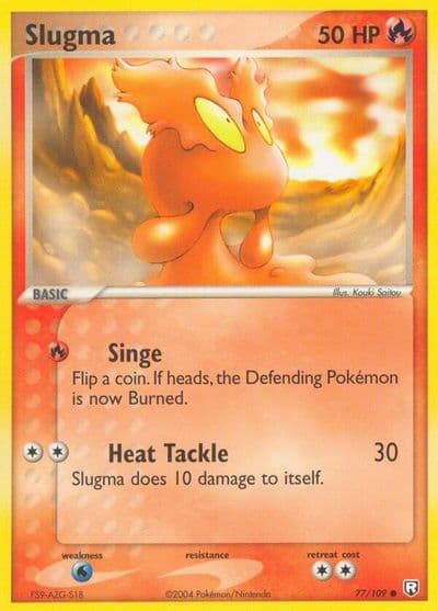 Slugma Team Rocket Returns Pokemon card