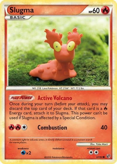 Slugma Undaunted Pokemon card