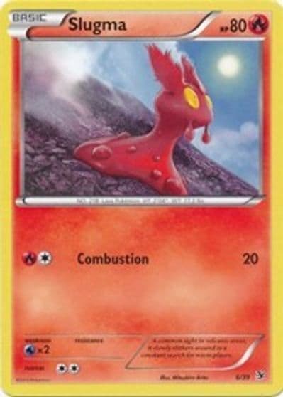 Slugma Kalos Starter Set Pokemon card