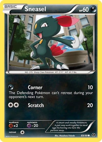 Sneasel Next Destinies Pokemon card