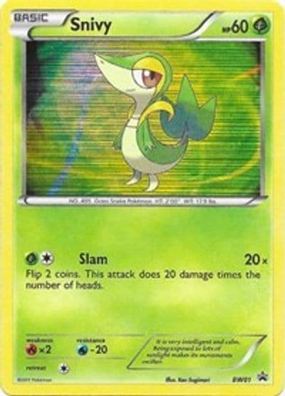 Snivy First Partner Pack Pokemon card
