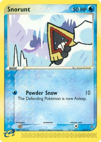 Snorunt Dragon Pokemon card