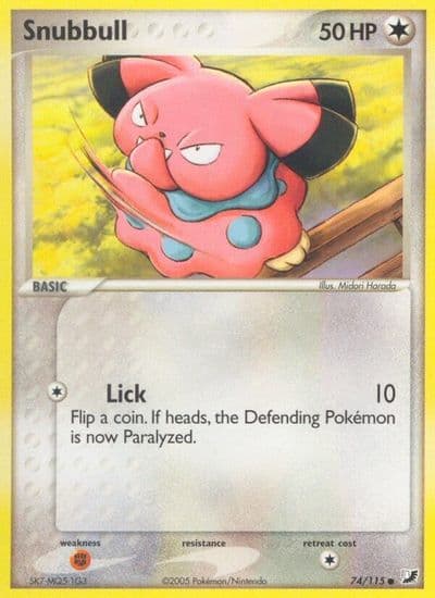 Snubbull Unseen Forces Pokemon card