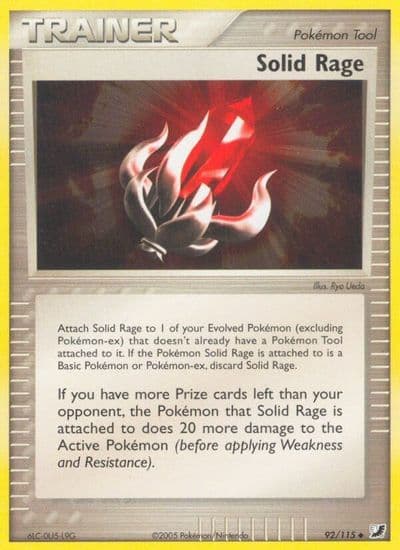 Solid Rage Unseen Forces Pokemon card