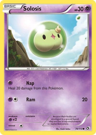 Solosis (74) Legendary Treasures Pokemon card