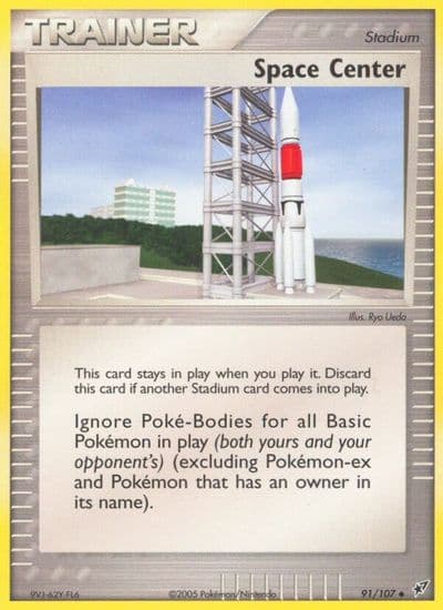 Space Center Deoxys Pokemon card