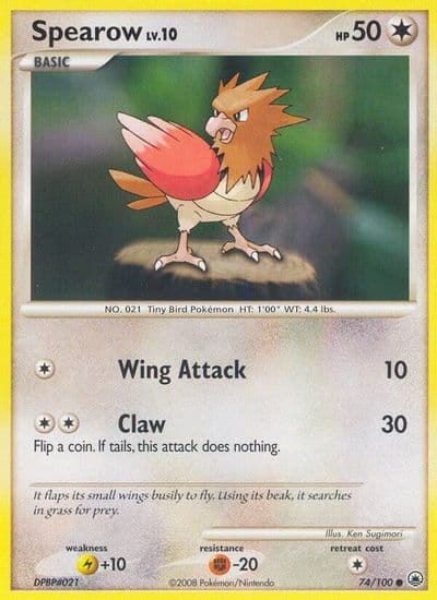 Spearow Majestic Dawn Pokemon card
