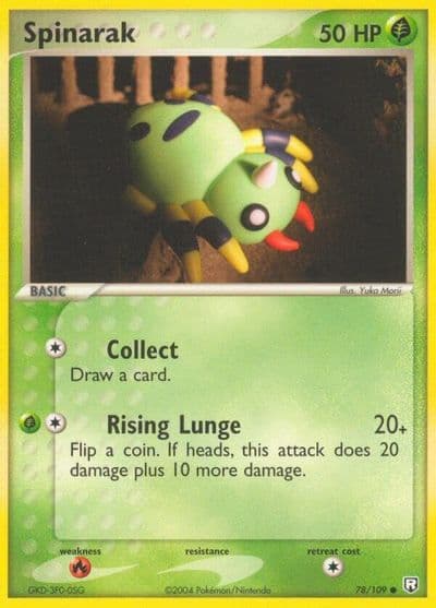 Spinarak Team Rocket Returns Pokemon card