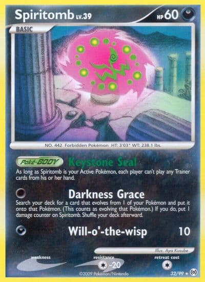 Spiritomb Arceus Pokemon card