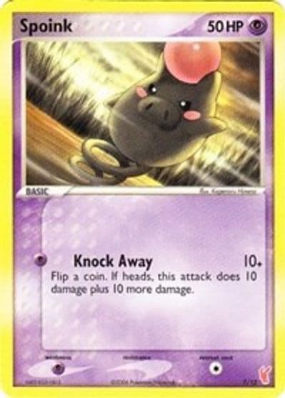 Spoink EX Trainer Kit 2: Plusle & Minun Pokemon card