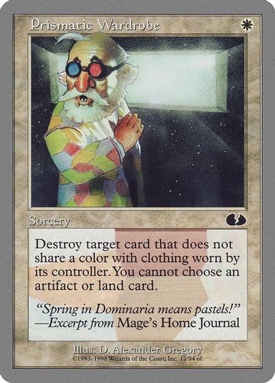 Prismatic Wardrobe Unglued Magic card