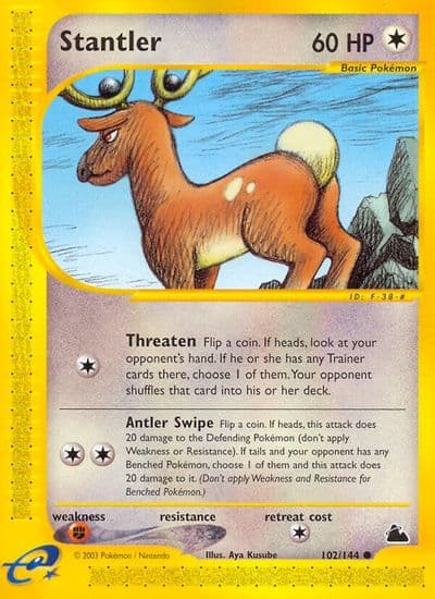 Stantler Skyridge Pokemon card