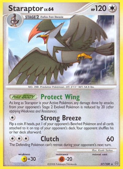 Staraptor Stormfront Pokemon card