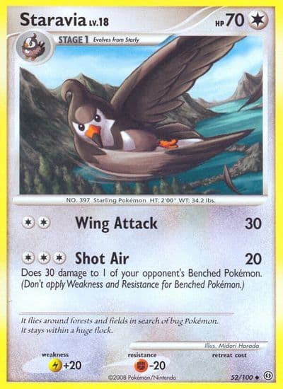 Staravia Stormfront Pokemon card