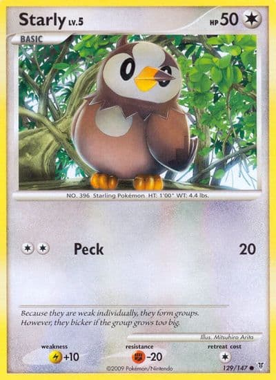 Starly Supreme Victors Pokemon card