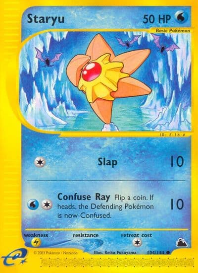 Staryu (104) Skyridge Pokemon card